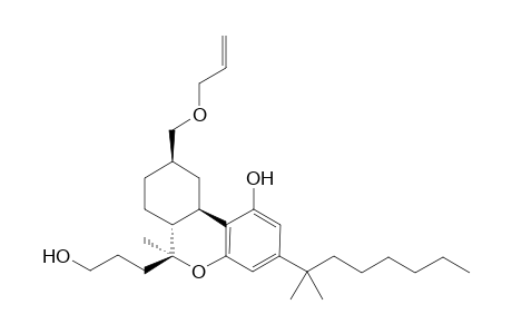 1-(Allyloxy)-12.beta.-(2-hydroxyethyl)-9-nor-9-.beta.-(hydroxymethyl)hexahydrocannabinol