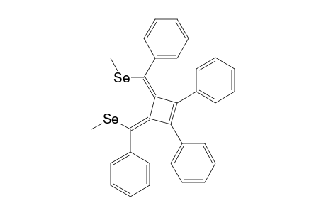 (Z,Z)-3,4-Bis{.alpha.-(methylseleno)benzylidene}-1,2-diphenylcyclobutene