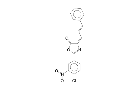 (4E)-2-(4-Chloro-3-nitrophenyl)-4-[(2E)-3-phenyl-2-propenylidene]-1,3-oxazol-5(4H)-one