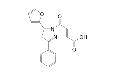 (2E)-4-[5-(2-furyl)-3-phenyl-4,5-dihydro-1H-pyrazol-1-yl]-4-oxo-2-butenoic acid