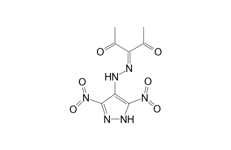3-[(3,5-dinitro-1H-pyrazol-4-yl)hydrazinylidene]pentane-2,4-dione