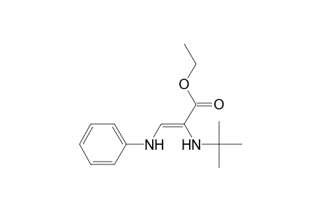 ETHYL-(Z)-2-TERT.-BUTYLAMINO-3-PHENYLAMINOPROPENOATE