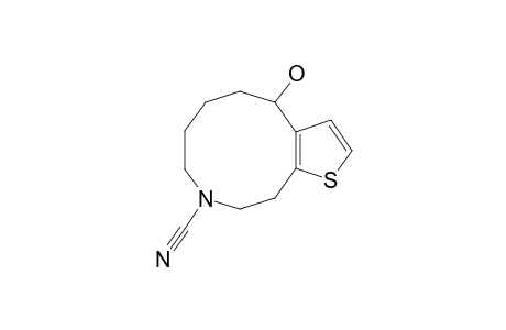 4-HYDROXY-4,5,6,7,8,9,10,11-OCTAHYDRO-THIENO-[2.3-D]-AZECINE-9-CARBONITRILE