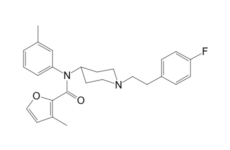 N-(1-[2-(4-Fluorophenyl)ethyl]piperidin-4-yl)-N-(3-methylphenyl)-3-methylfuran-2-carboxamide
