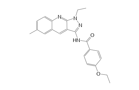 4-ethoxy-N-(1-ethyl-6-methyl-1H-pyrazolo[3,4-b]quinolin-3-yl)benzamide