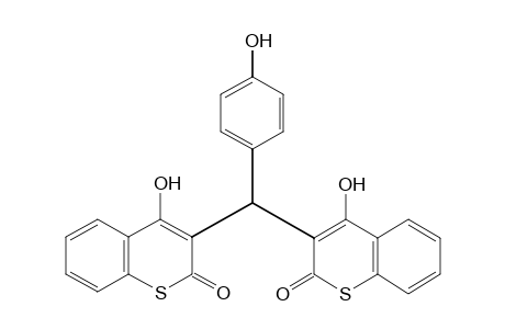 3,3'-(p-HYDROXYBENZYLIDENE)BIS[4-HYDROXY-1-THIOCOUMARIN]
