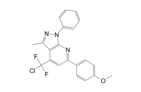 4-(Chlorodifluoromethyl)-6-(4-methoxyphenyl)-3-methyl-1-phenyl-1H-pyrazolo[3,4-b]pyridine