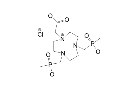 1,4,7-TRIAZACYCLONONANE-N,N'-BIS-(METHYLENEMETHYLPHOSPHINIC-ACID)-N''-(ACETIC-ACID)-HYDROCHLORIDE