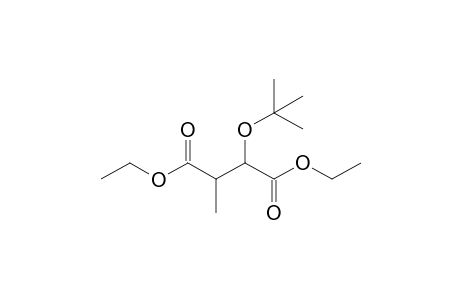 Diethyl 2-(t-butoxy)-3-methylbutane-1,4-dioate