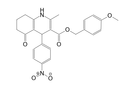 3-quinolinecarboxylic acid, 1,4,5,6,7,8-hexahydro-2-methyl-4-(4-nitrophenyl)-5-oxo-, (4-methoxyphenyl)methyl ester