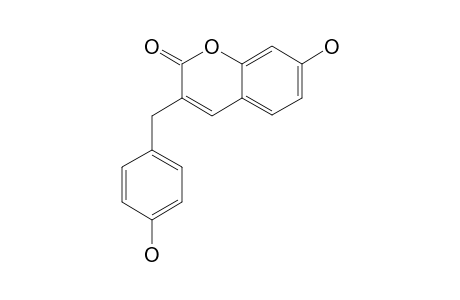 ANEMARCOUMARIN_A;7-HYDROXY-3-(4-HYDROXYBENZYL)-COUMARIN
