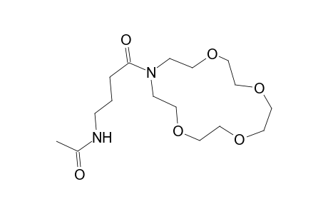 N-[4-Oxo-4-(1,4,7,10-tetraoxa-13-azacyclopentadecan-13-yl)butyl]acetamide