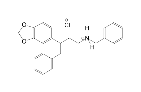 3-(1,3-benzodioxol-5-yl)-N-benzyl-4-phenyl-1-butanaminium chloride
