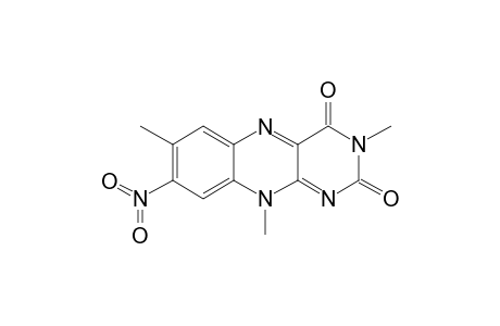 8-Nitro-3,7,10-trimethyl-benzo[G]pteridin-2,4(3H10H)-dione