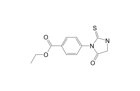 4-(5-keto-2-thioxo-imidazolidin-1-yl)benzoic acid ethyl ester