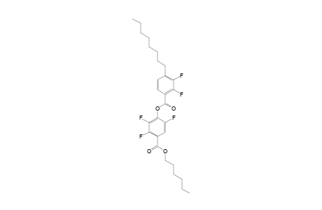 N-HEXYL-4-[(2,3-DIFLUORO-4-N-OCTYLBENZOYLOXY)]-2,3,5-TRIFLUOROBENZOATE