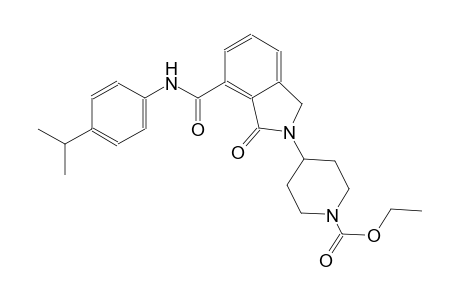 ethyl 4-{7-[(4-isopropylanilino)carbonyl]-1-oxo-1,3-dihydro-2H-isoindol-2-yl}-1-piperidinecarboxylate