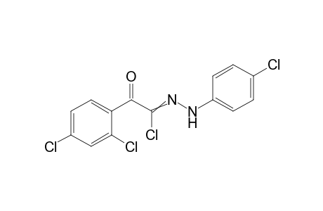 Benzeneethanehydrazonoyl chloride, 2,4-dichloro-N-(4-chlorophenyl)-alpha-oxo-