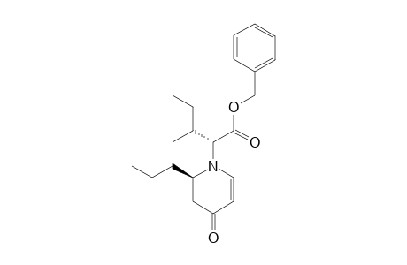 N-[(S)-1-(BENZYLOXYCARBONYL)-(S)-2-METHYLBUTYL]-(6S)-2,3-DIDEHYDRO-6-N-PROPYL-PIPERIDIN-4-ONE