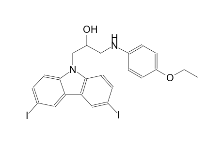 9H-carbazole-9-ethanol, alpha-[[(4-ethoxyphenyl)amino]methyl]-3,6-diiodo-