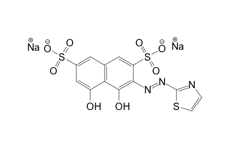 4,5-dihydroxy-3-(2-thiazolylazo)-2,7-naphthalenedisulfonic acid, disodium salt