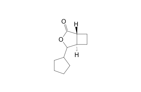 trans 4 cyclopentyl-3 oxa[bicyclo]3.2.0]heptan-2-one