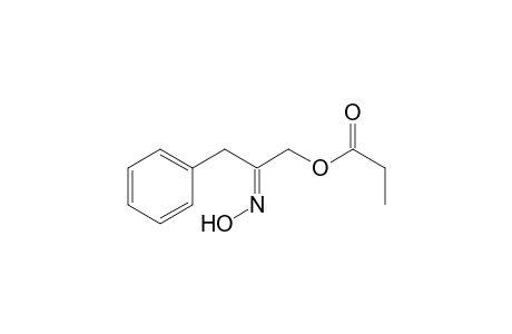E-Propionic acid 2-hydroxyimino-3-phenylpropyl ester isomer