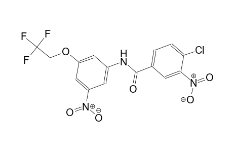 4-chloro-3-nitro-N-[3-nitro-5-(2,2,2-trifluoroethoxy)phenyl]benzamide