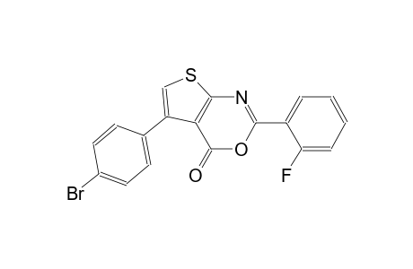 5-(4-bromophenyl)-2-(2-fluorophenyl)-4H-thieno[2,3-d][1,3]oxazin-4-one