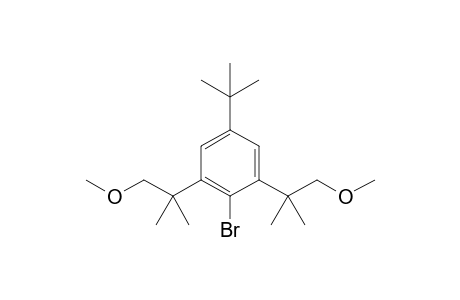 2-Bromanyl-5-tert-butyl-1,3-bis(1-methoxy-2-methyl-propan-2-yl)benzene