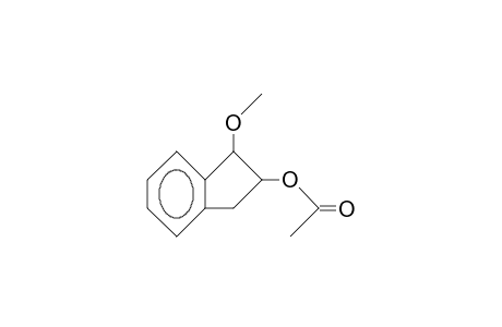 trans-2-Acetoxy-1-methoxy-indan