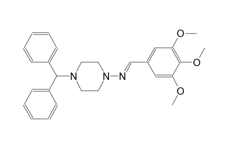 N-(4-benzhydryl-1-piperazinyl)-N-[(E)-(3,4,5-trimethoxyphenyl)methylidene]amine