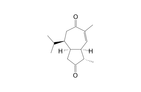 (1S,3aS,4R,8aS)-1,7-dimethyl-4-propan-2-yl-1,3,3a,4,5,8a-hexahydroazulene-2,6-dione