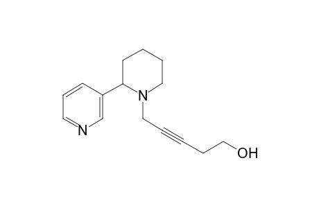 3-Pentyn-1-ol, 5-[2-(3-pyridinyl)-1-piperidinyl]-