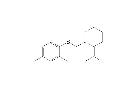1,3,5-trimethyl-2-[(2-propan-2-ylidenecyclohexyl)methylsulfanyl]benzene