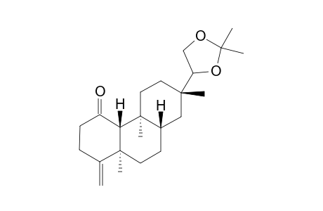 ENT-1-OXO-DOLABR-4(18)-ENE-15-XI,16-DIOL-ACETONIDE