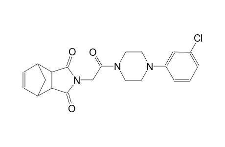 2-(2-(4-(3-chlorophenyl)piperazin-1-yl)-2-oxoethyl)-3a,4,7,7a-tetrahydro-1H-4,7-methanoisoindole-1,3(2H)-dione