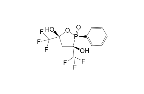 (2R,3S,5R)-2-Oxo-2-phenyl-3,5-dihydroxy-3,5-bis(trifluoromethyl)-1,2,lambda(5)sigma(4)-oxaphospholane