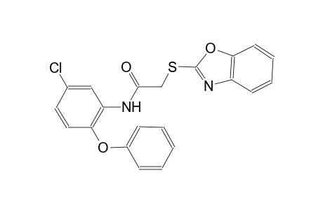 acetamide, 2-(2-benzoxazolylthio)-N-(5-chloro-2-phenoxyphenyl)-