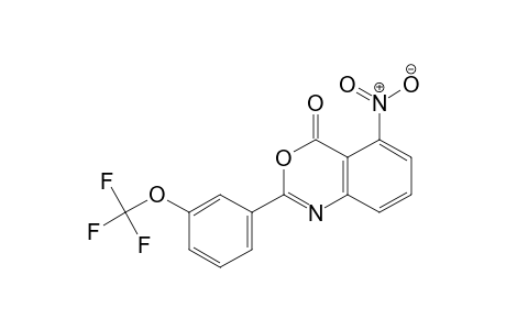 4H-3,1-Benzoxazin-4-one, 5-nitro-2-[3-(trifluoromethoxy)phenyl]-