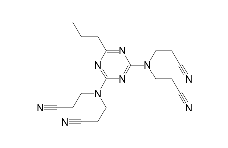 3-[[4-[bis(2-cyanoethyl)amino]-6-propyl-1,3,5-triazin-2-yl]-(2-cyanoethyl)amino]propanenitrile