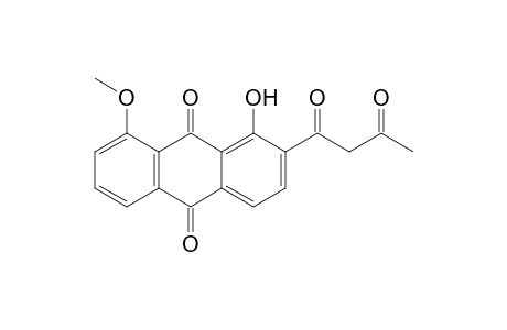 1-Hydroxy-8-methoxy-2-(3-oxobutyryl)anthraquinone