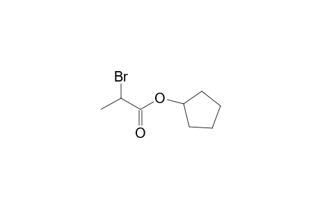 2-Bromopropionic acid, cyclopentyl ester