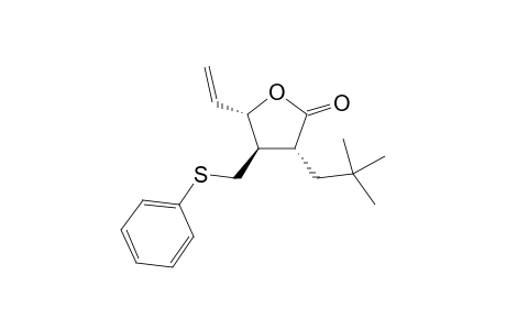 (3.alpha.,4.beta.,5.alpha.)-(+-)-3-[(2,2-Dimethylpropyl)-5-ethenyl-4-[(phenylthio)methyl]dihydro-2(3H)-furanone