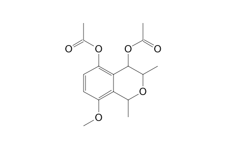 (1R,3S,4R)-4,5-DIACETOXY-3,4-DIHYDRO-1,3-DIMETHYL-8-METHOXY-2-BENZOPYRAN