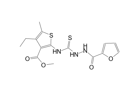 methyl 4-ethyl-2-({[2-(2-furoyl)hydrazino]carbothioyl}amino)-5-methyl-3-thiophenecarboxylate