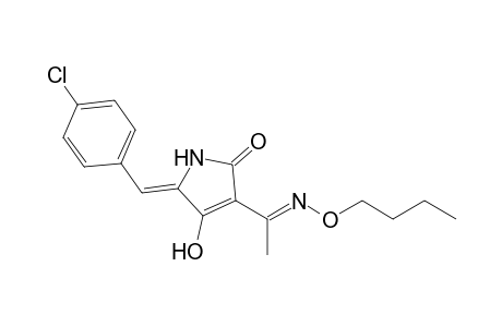 (Z)-3-((E)-1-(butoxyimino)ethyl)-5-(4-chlorobenzylidene)-4-hydroxy-pyrroline-2-one