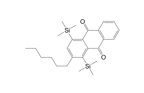 9,10-Anthracenedione, 2-hexyl-1,4-bis(trimethylsilyl)-