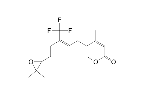 2,6-Nonadienoic acid, 9-(3,3-dimethyloxiranyl)-3-methyl-7-(trifluoromethyl)-, methyl ester, (Z,Z)-