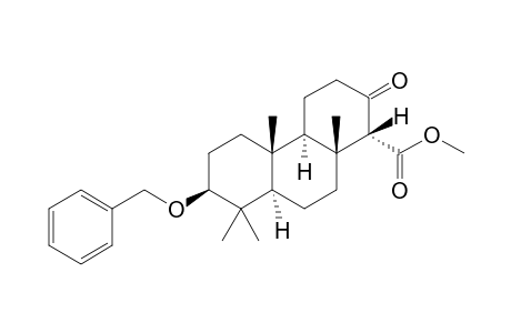 Methyl (1R)-7-(benzyloxy)-tetradecahydro-4b,8,8,10a-tetramethyl-2-oxophenanthrene-1-carboxylate